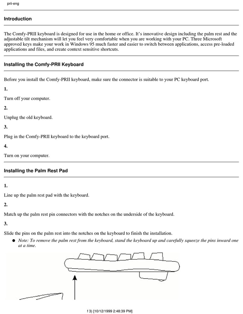 Genius COMFY-PR2 Manual de referencia