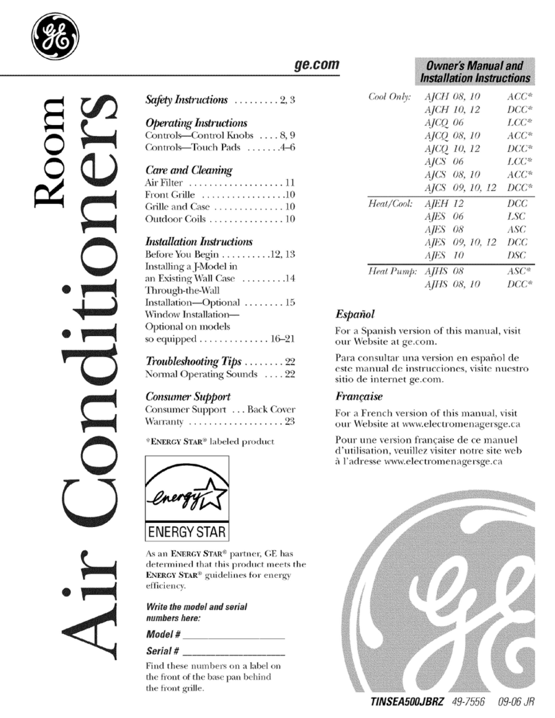 GE AJHS10DCC Instrucciones originales GE AJHS10DCC Instrucciones originales