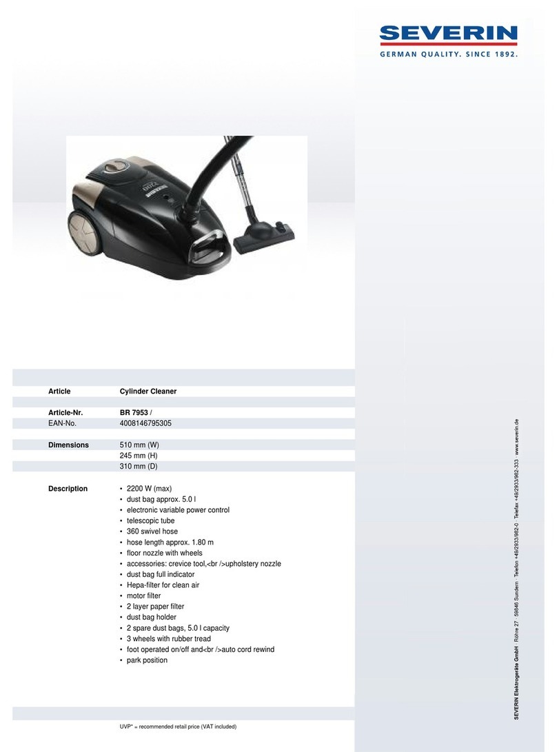 SEVERIN BR 7953 Manual de usuario