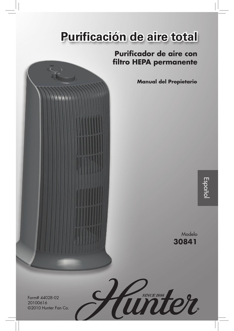 Hunter 30841 Manual de usuario