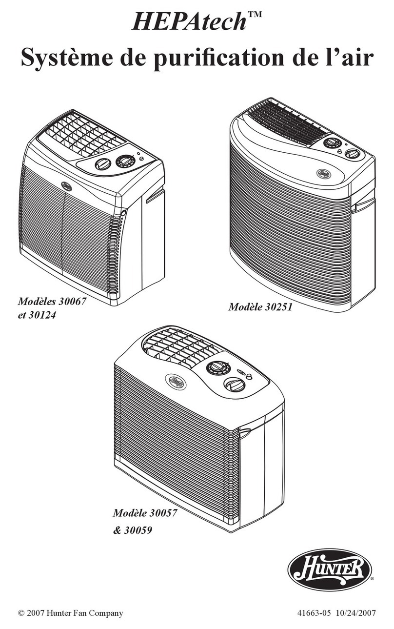 Hunter HEPAtech 30057 Manual de usuario