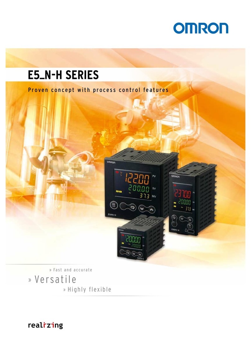 Omron E5_N-H Series Manual de usuario
