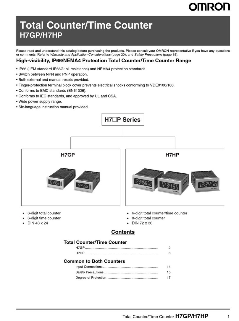 Omron H7GP - Manual de usuario