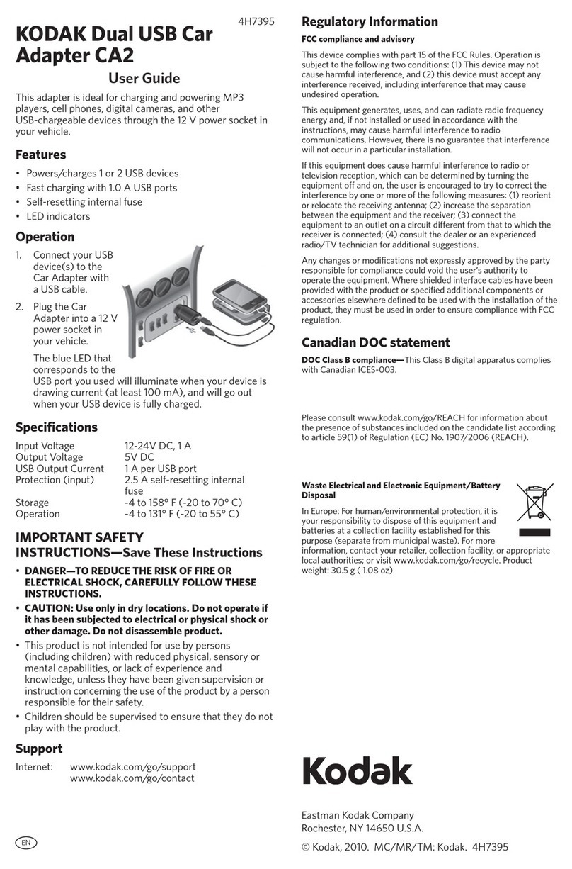 Kodak CA2 Manual de usuario