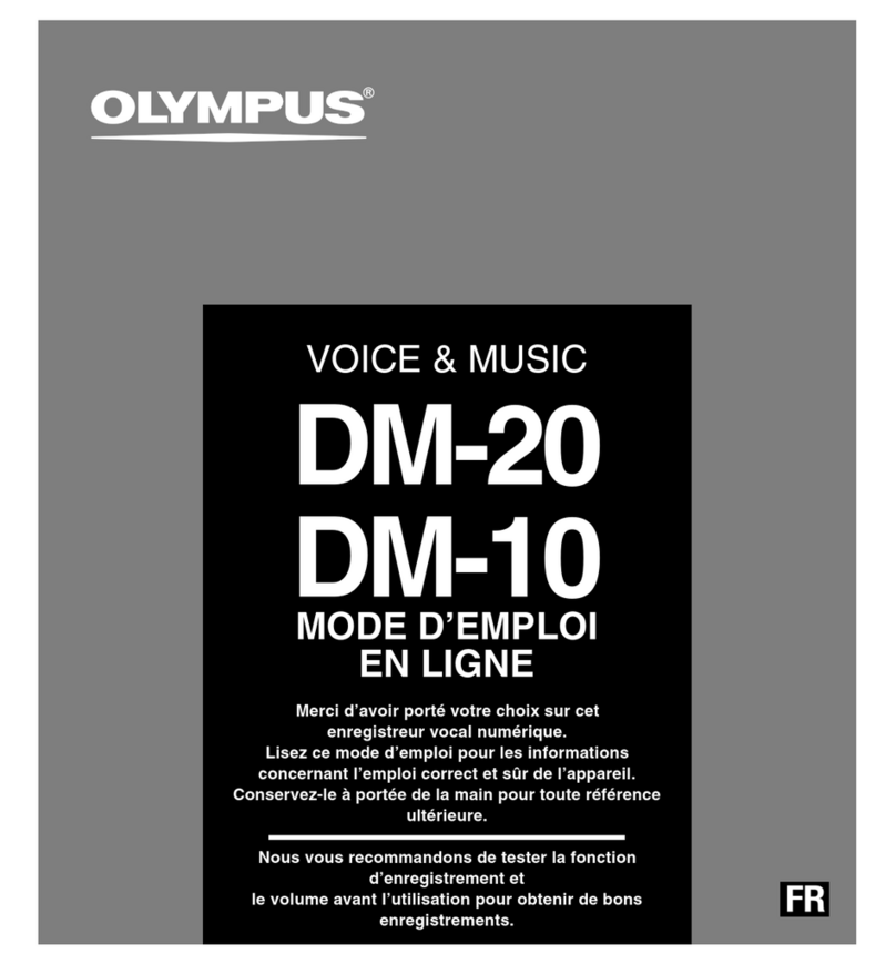 Olympus VOICE & MUSIC DM-10 Instrucciones de montaje