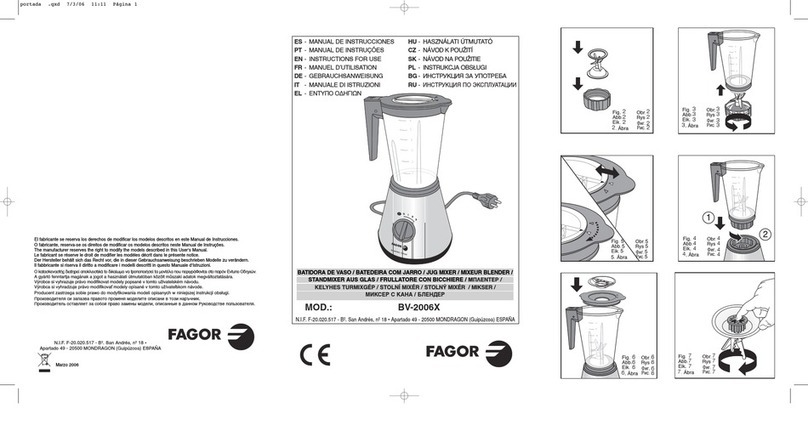 Fagor BV-2006X Manual de usuario