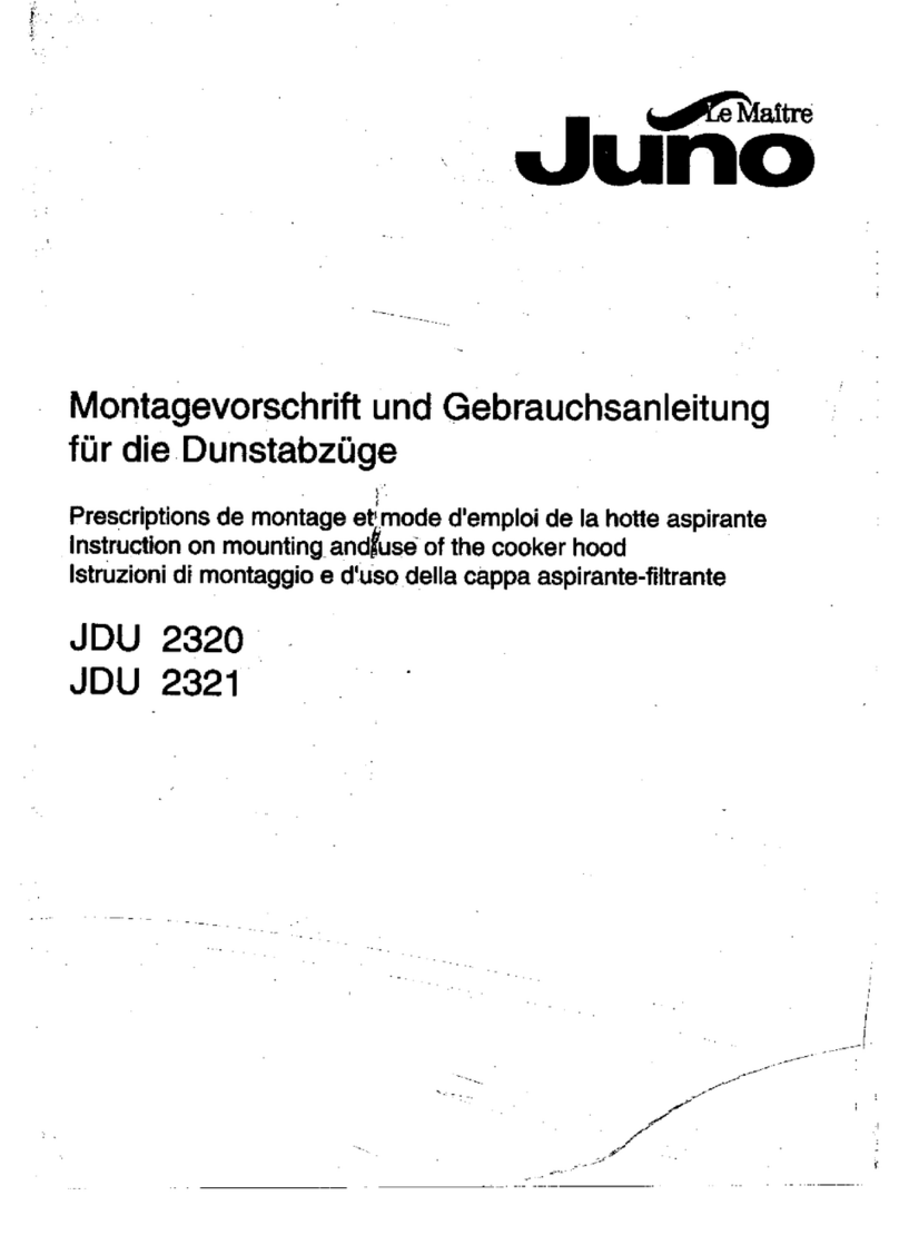 JUNO JDU1300S Manual técnico
