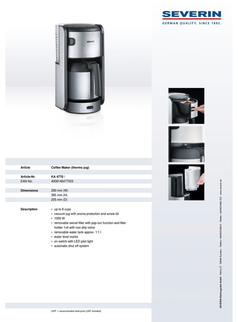 SEVERIN KA 4770 - Guía del usuario