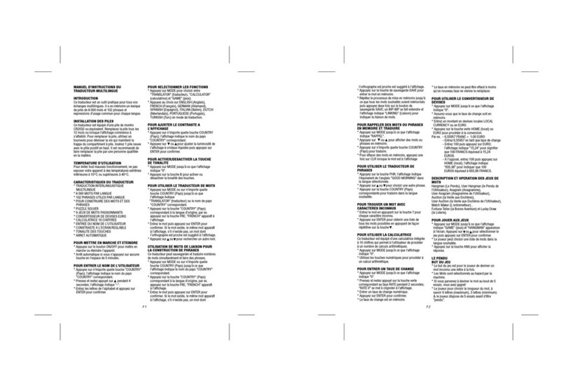 LEXIBOOK NTL601 Instrucciones de montaje