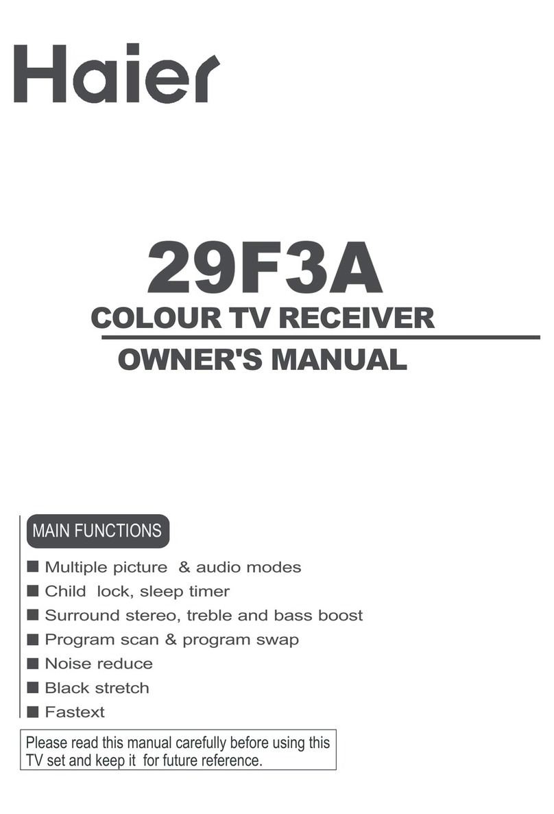 Haier 29F3A Manual de usuario