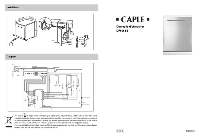 Caple DF606SS Manual de usuario Caple DF606SS Manual de usuario