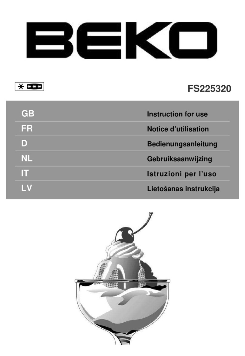 Beko FS225320 Manual de usuario