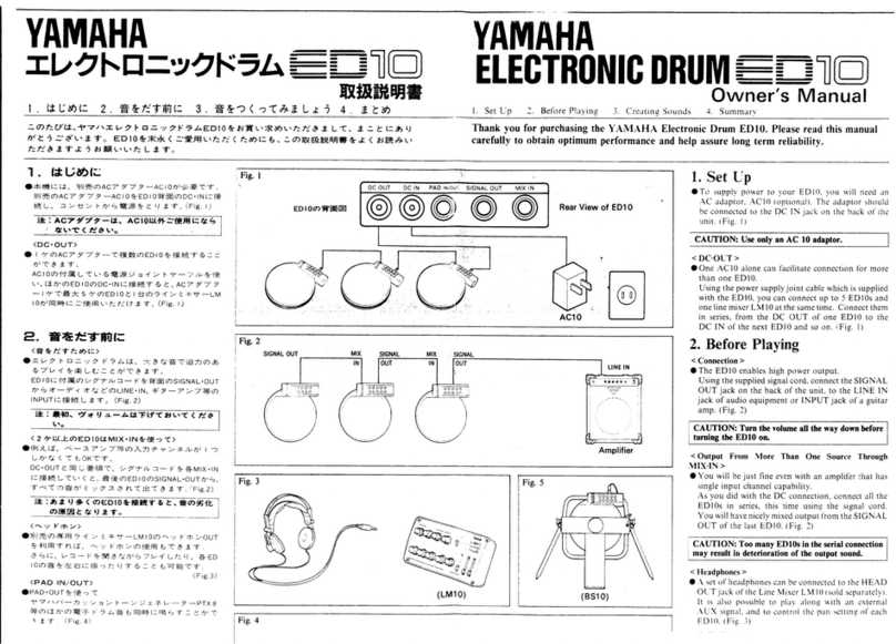 Yamaha ED-10 Manual de usuario