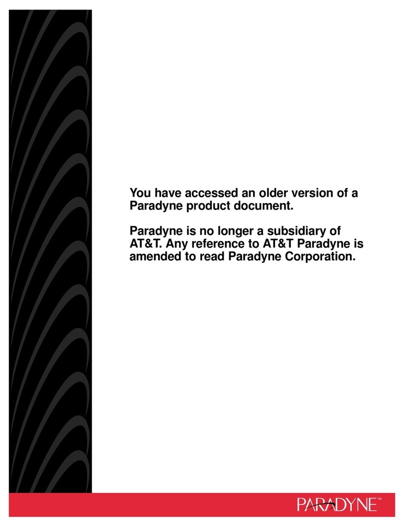 Paradyne COMSPHERE 3800PLUS Manual de usuario