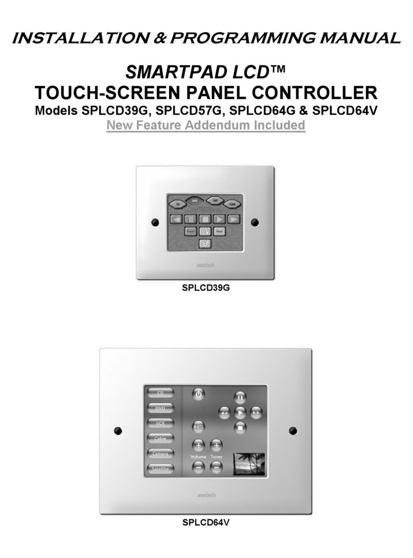 Xantech SPLCD39G Instrucciones de montaje