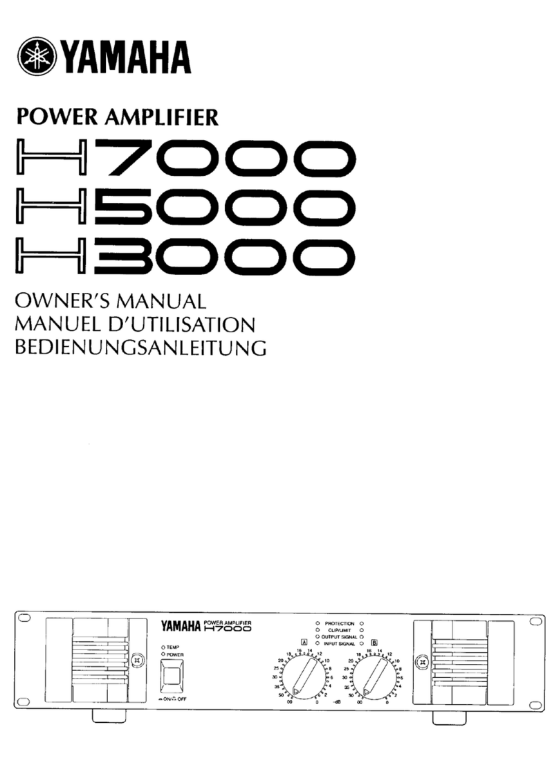 Yamaha H5000 Manual de usuario