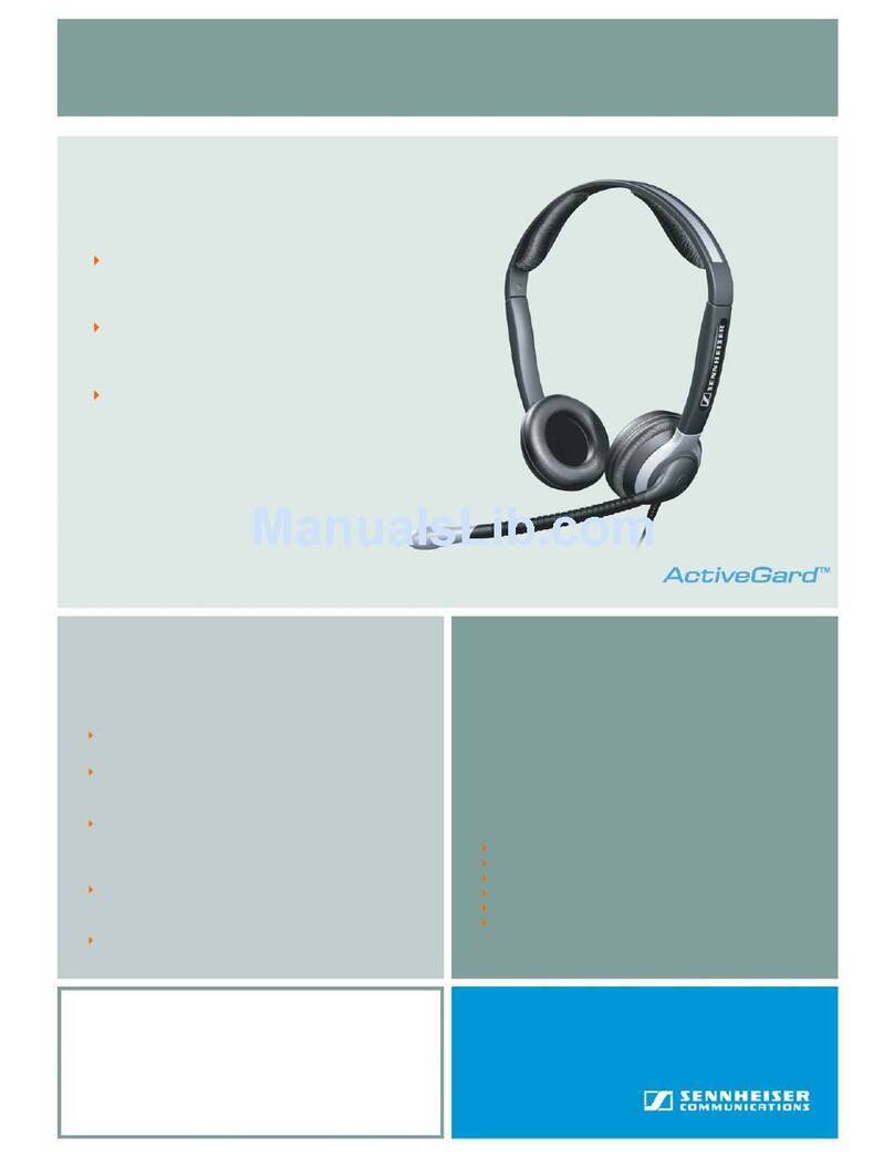 Sennheiser CC 540 - Manual de usuario