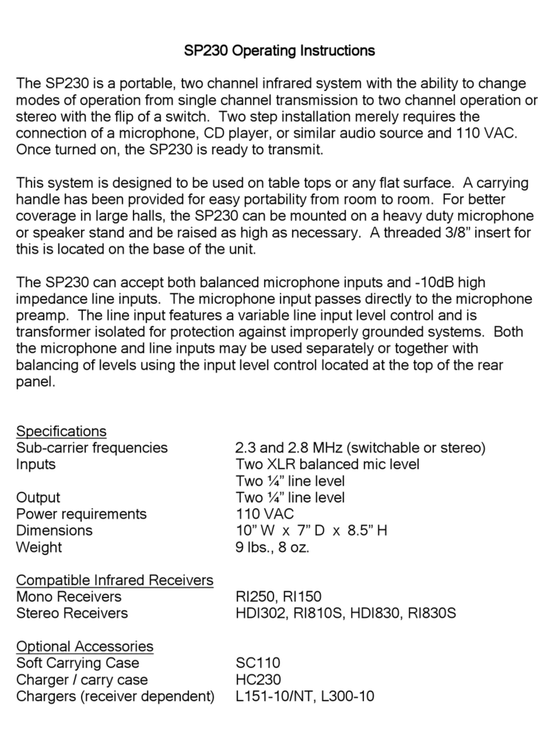 Sennheiser SP230 Manual de usuario