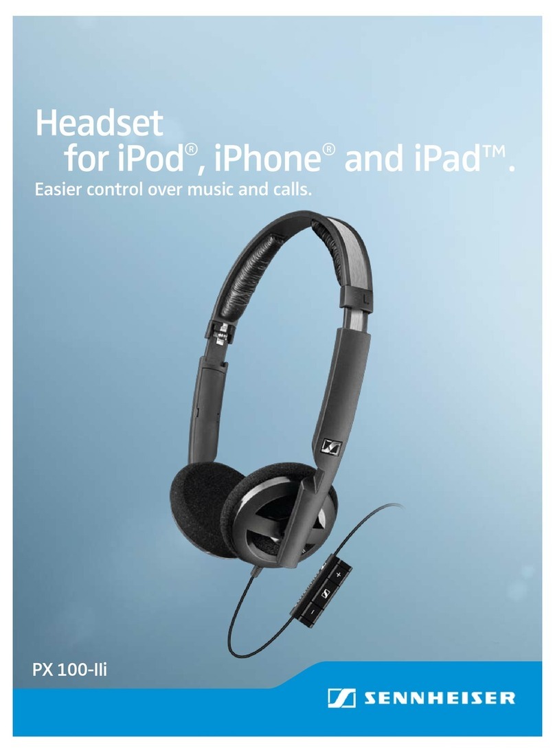 Sennheiser PX 100-LLI Manual de usuario