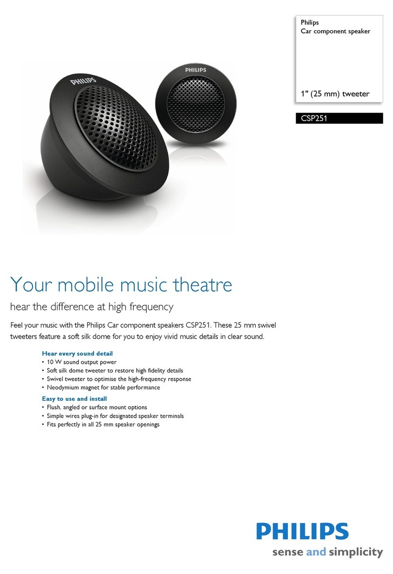 Philips CSP251 Manual de usuario