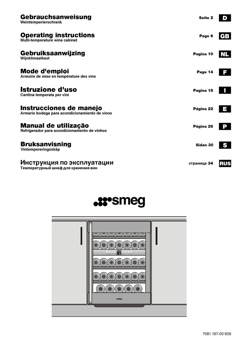 Smeg CVI38X Manual de usuario