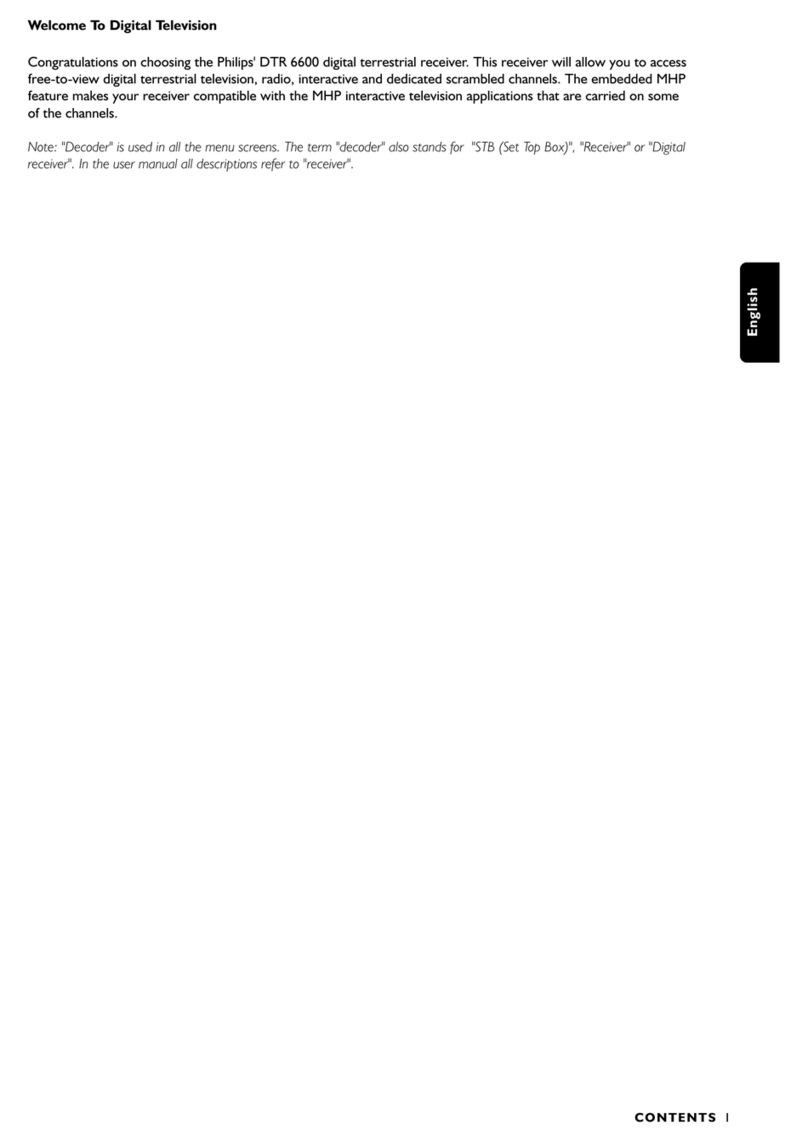 Philips DTR6600 Manual de usuario