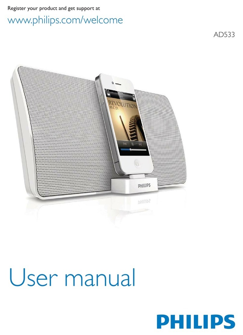 Philips AD533 Manual de usuario