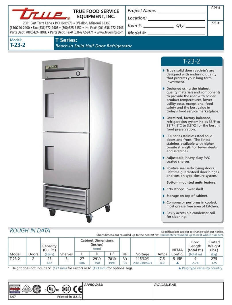 True T-23-2 Manual de usuario