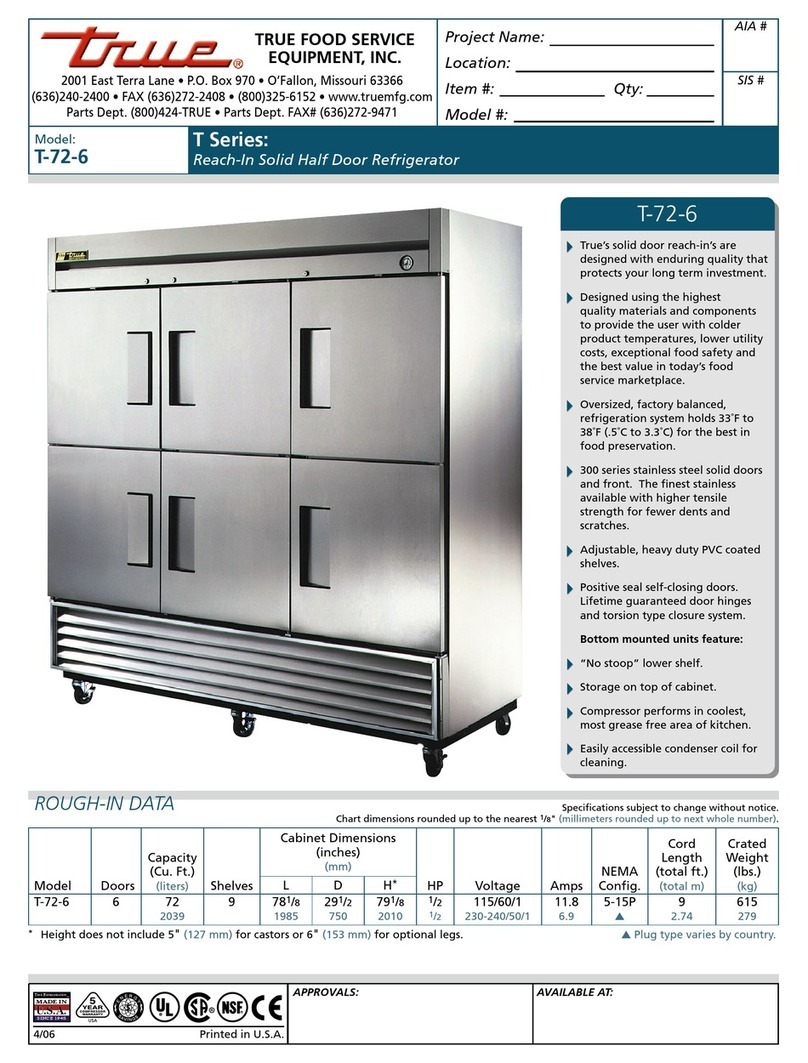 True T-72-6 Manual de usuario