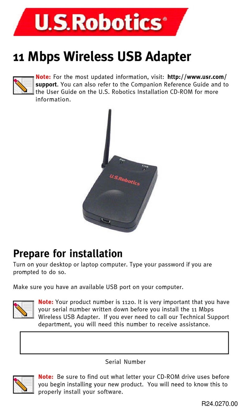 US Robotics USR1120 Manual de usuario