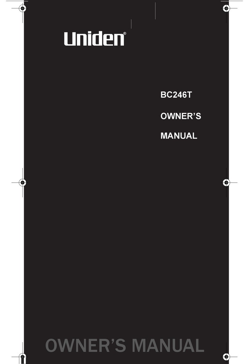 Uniden BC246T Manual de usuario