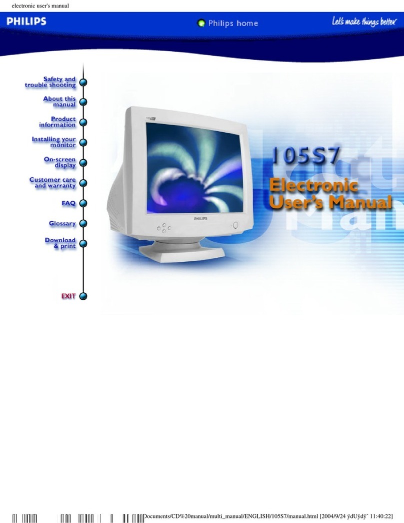 Philips 105S78 Manual de usuario