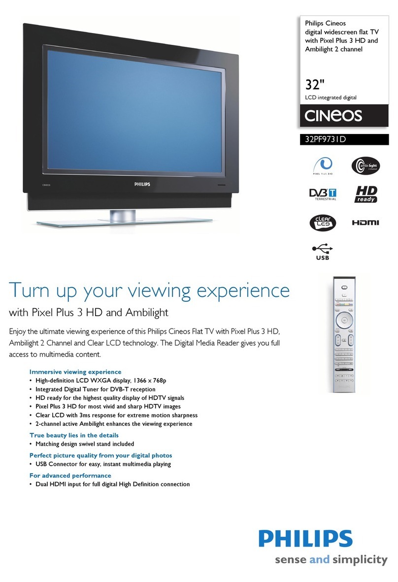 Philips Cineous 32PF9731D Manual de usuario