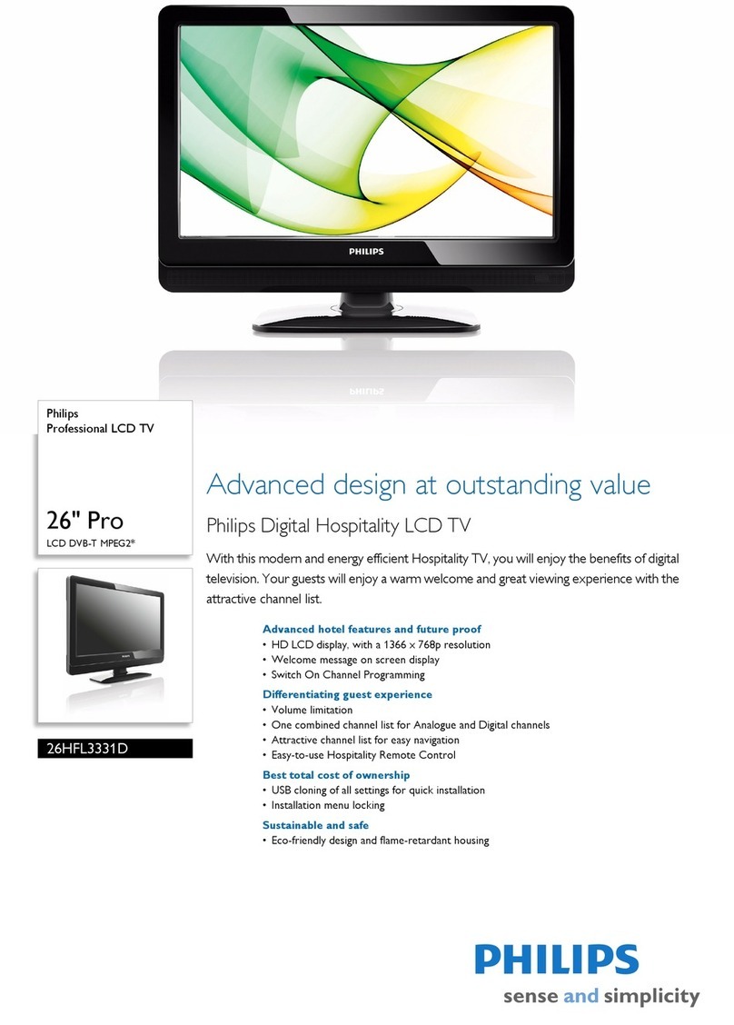 Philips 26HFL3331D Manual de usuario