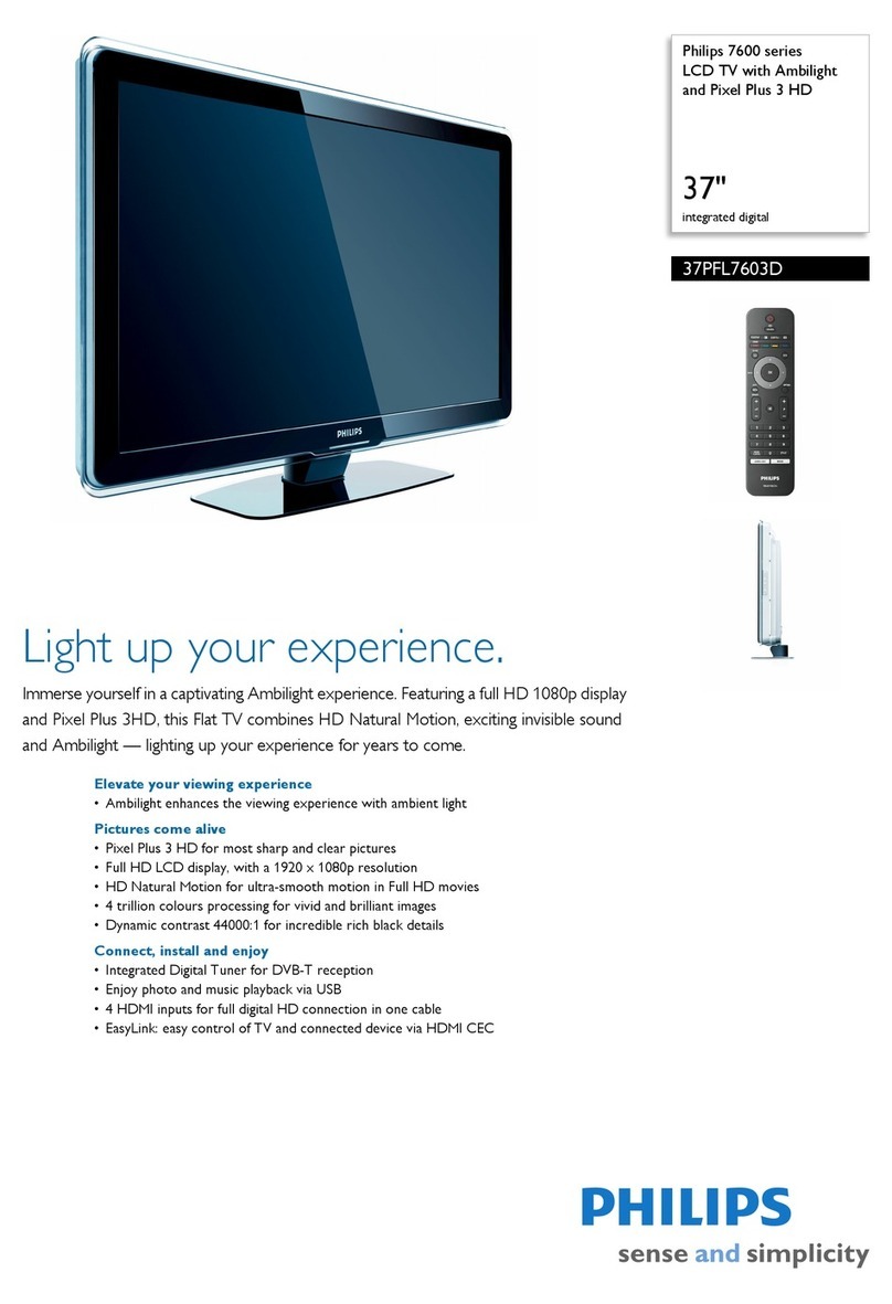 Philips 37PFL7603D - annexe 1 Manual de usuario