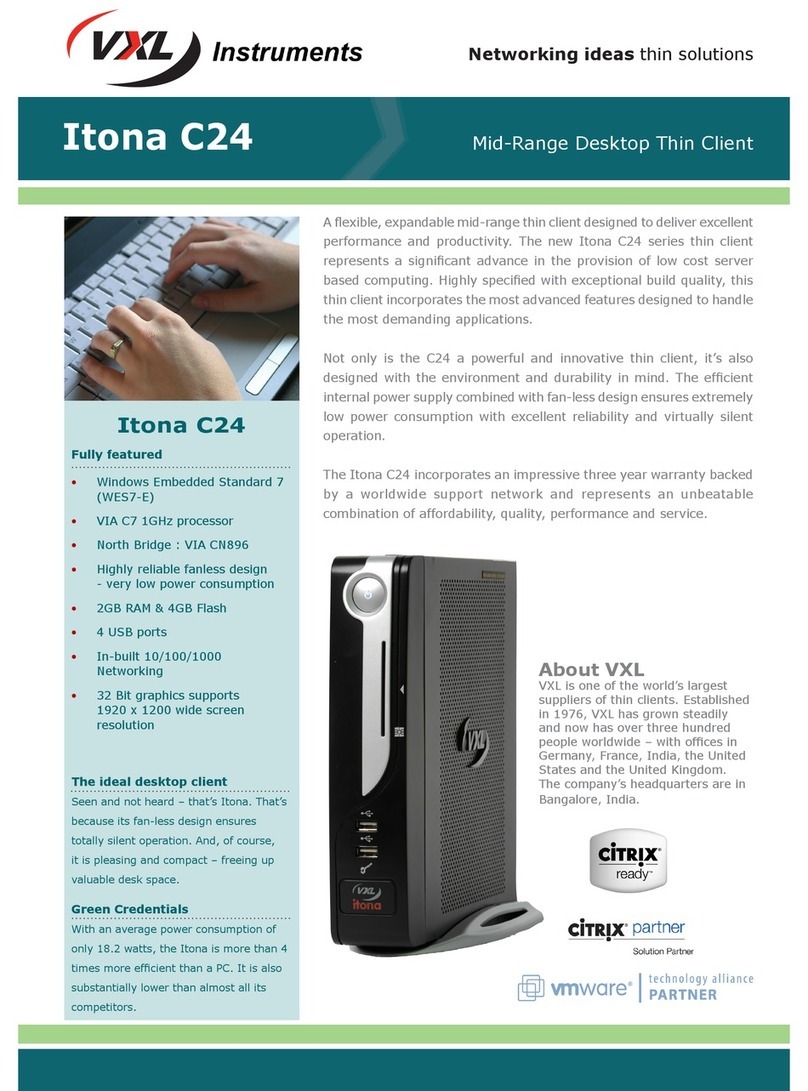 Vxl Itona C24 Manual de usuario