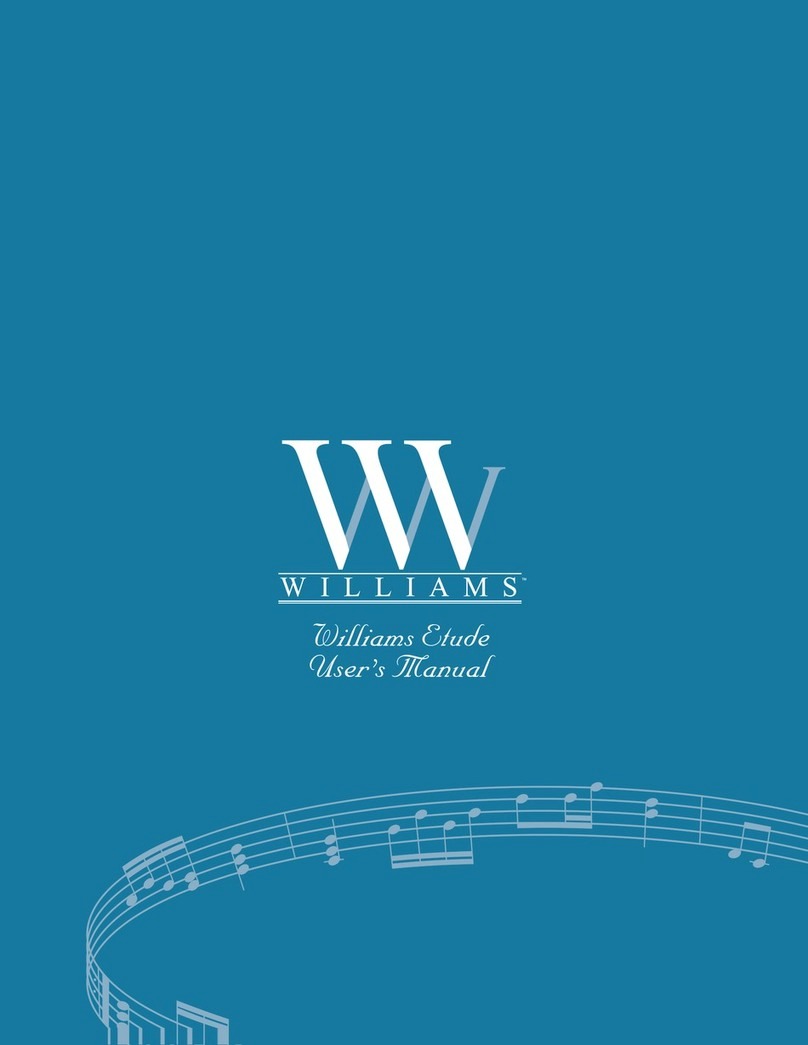 Williams Etude Manual de usuario Williams Etude Manual de usuario