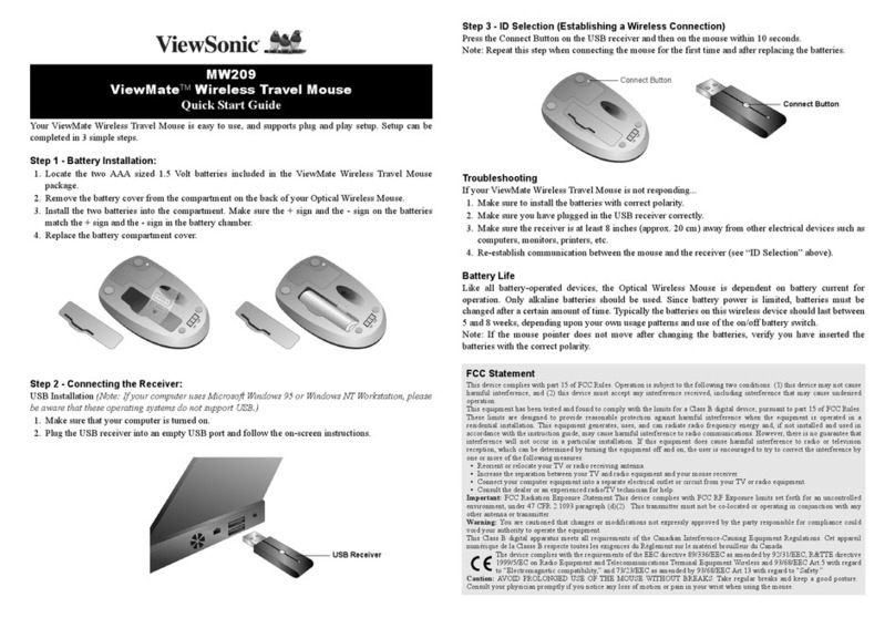 ViewSonic ViewMate MW209 Manual de usuario