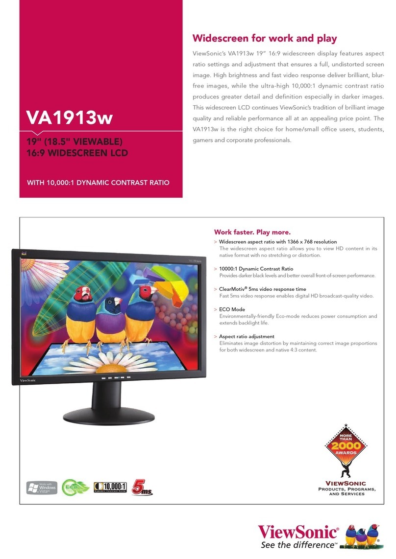 ViewSonic VA1913w Manual de usuario