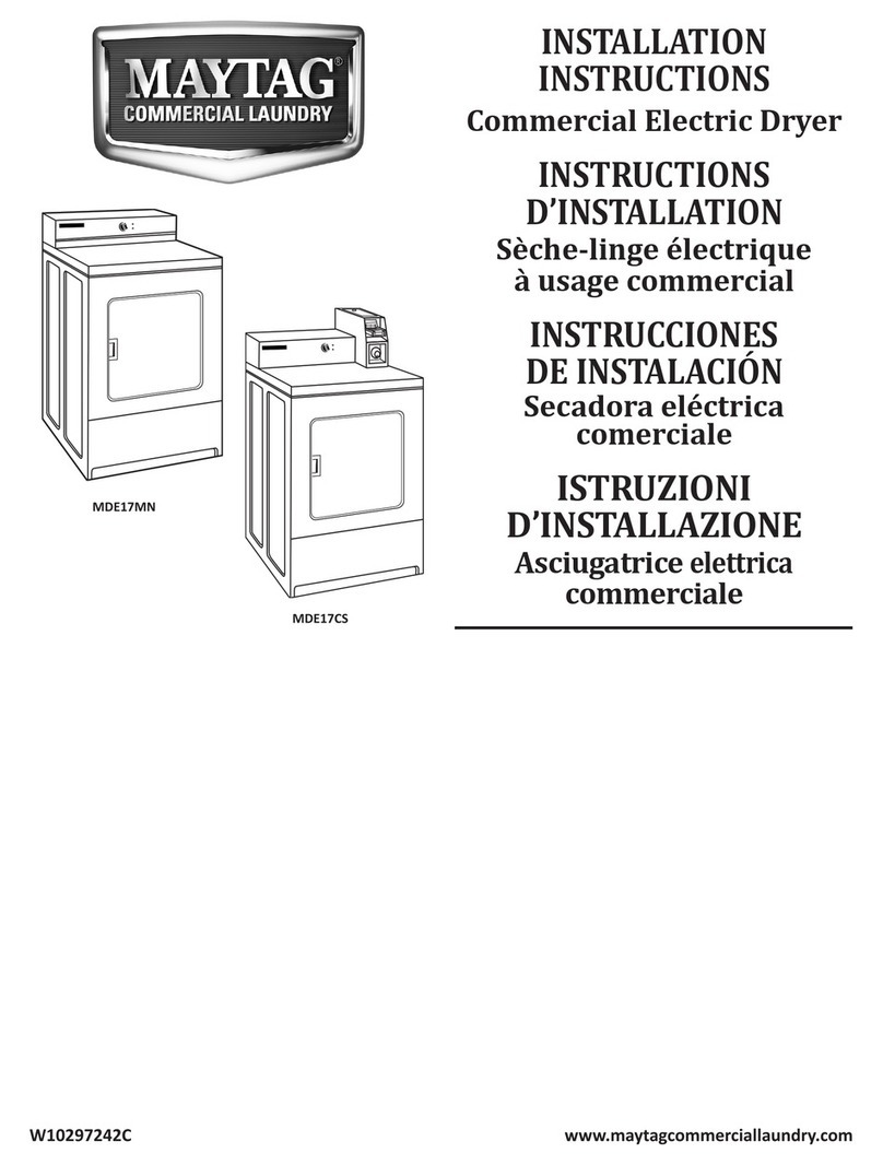 Maytag MDE17CSBGW Manual de usuario