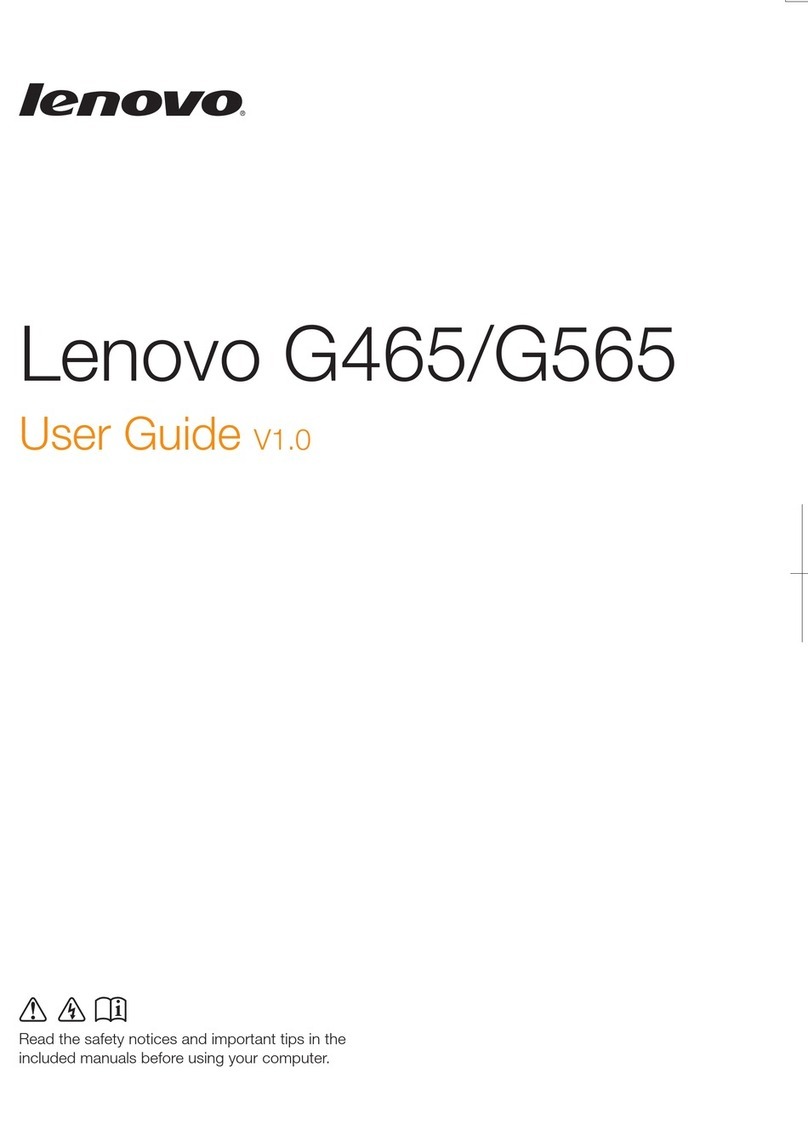 Lenovo G565 Manual de usuario