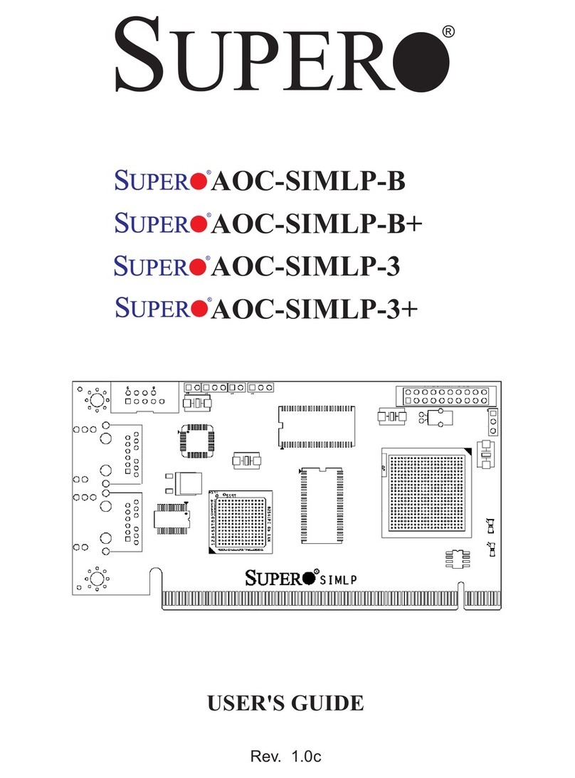 Supero Supero AOC-SIMLP-3 Manual de usuario