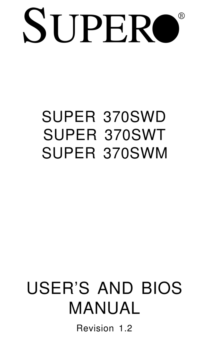 Supero SUPER 370SWD Manual de usuario