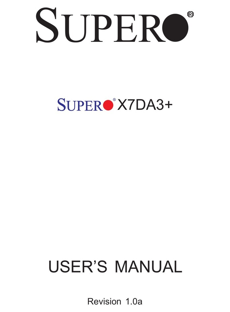 Supermicro X7DA3 Plus Manual de usuario