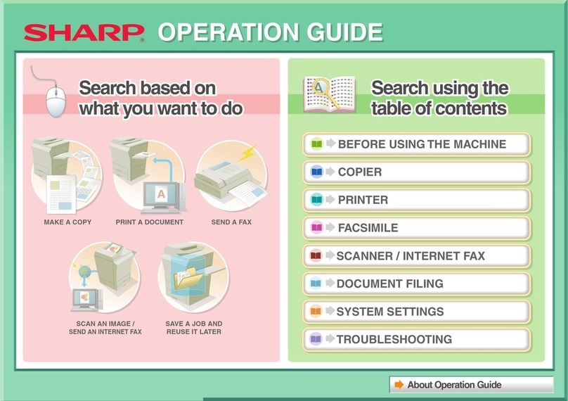 Sharp DX-C311 - Color - All-in-One Manual de usuario
