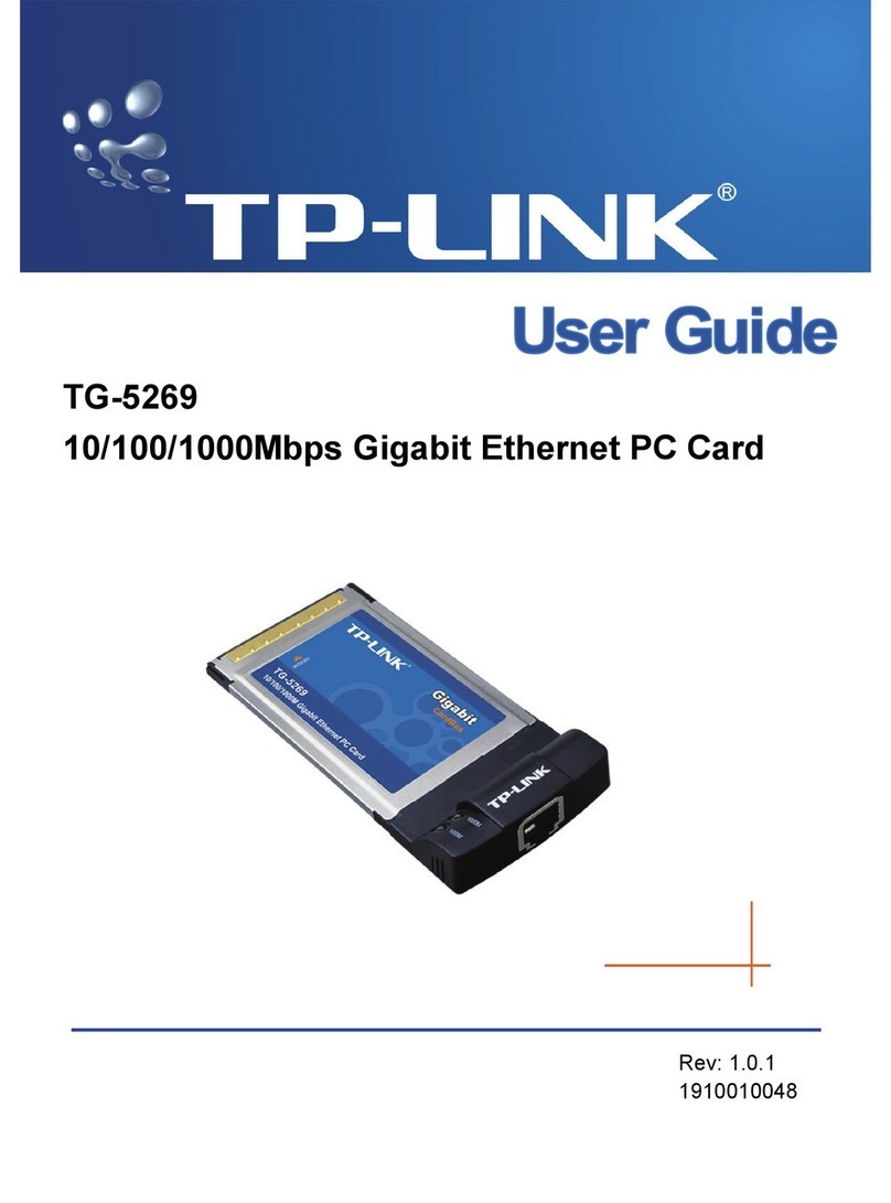 TP-Link TG-5269 Manual de usuario