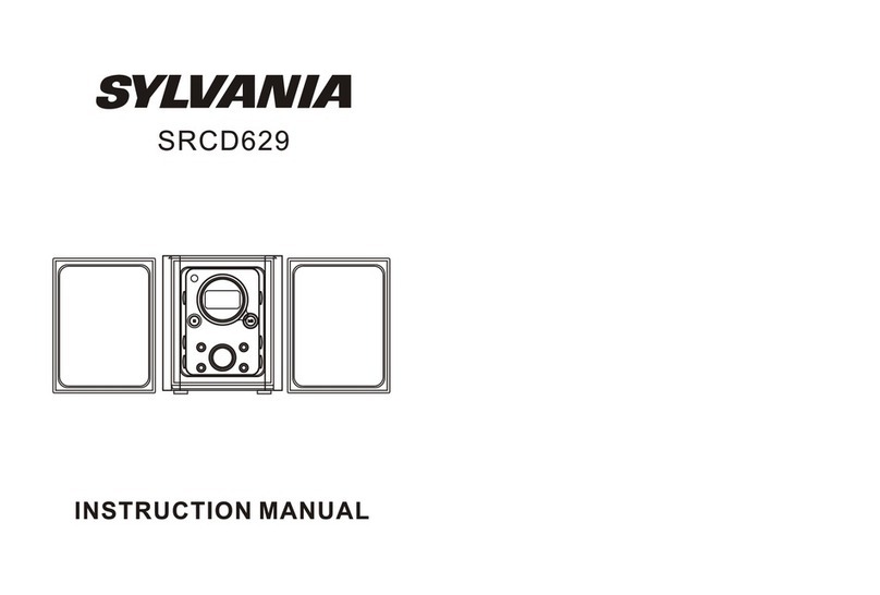 Sylvania SRCD629 Manual de usuario