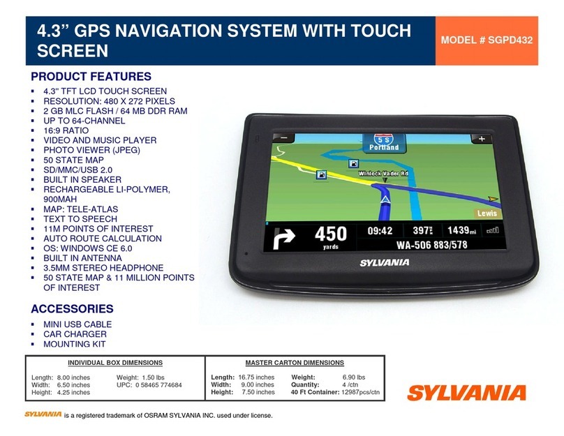 Sylvania SGPD432 Manual de operación