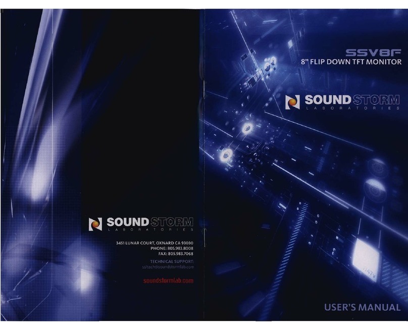 Sound Storm SSV-8F Manual de usuario Sound Storm SSV-8F Manual de usuario