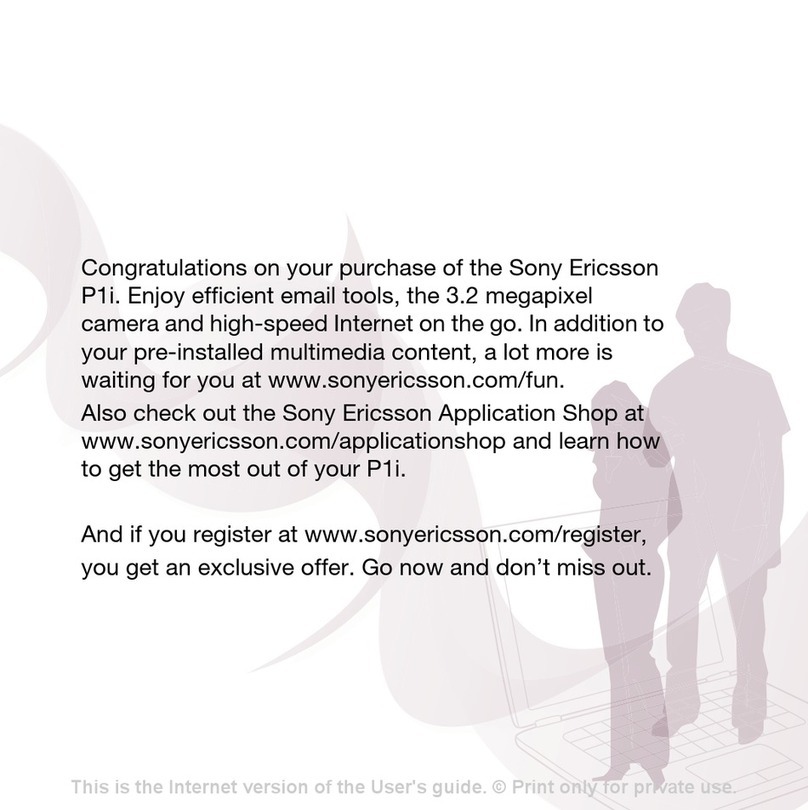 Sony Ericsson P1i Manual de usuario